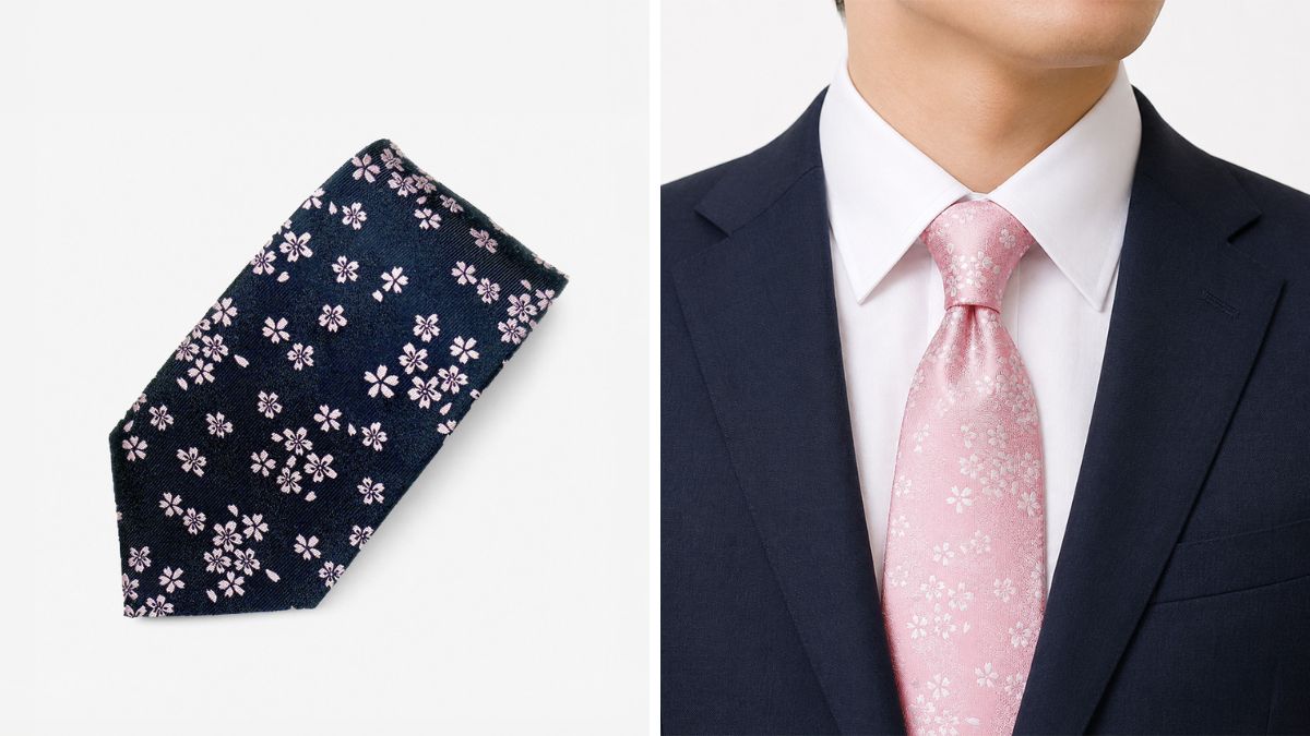新商品】千年受け継がれる伝統の技でつくるネクタイ・ストール「富士桜
