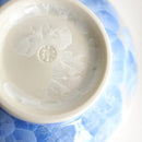 【茶碗2点セット】花結晶 (白地青赤) | 京焼-清水焼 | 陶葊