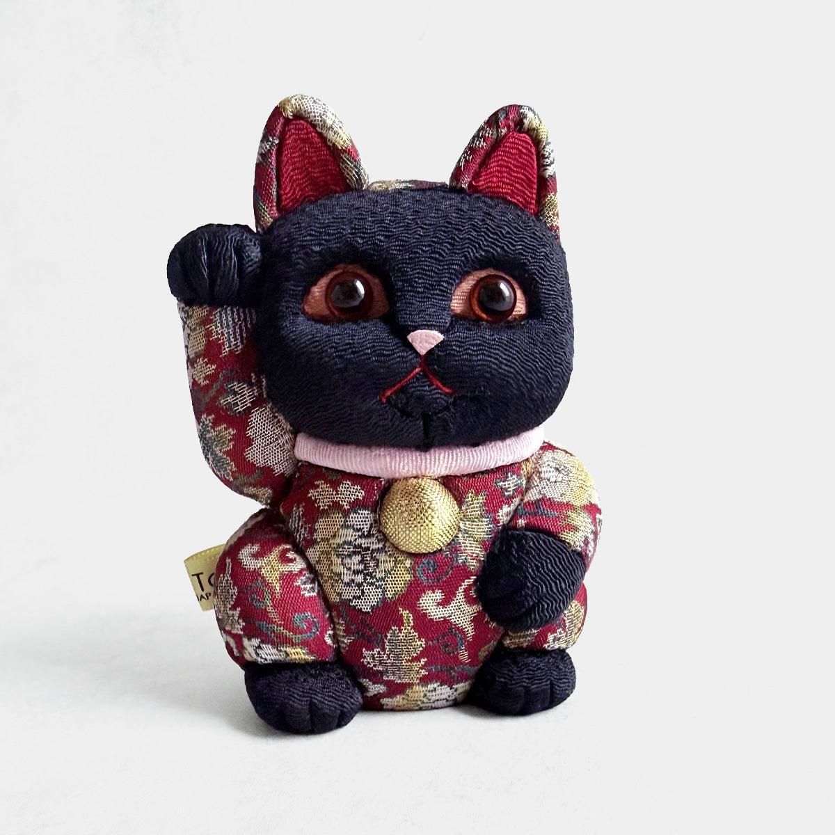 招き猫｜名物裂 S | 江戸木目込み | 柿沼人形 ｜BECOS