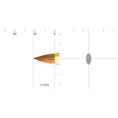【メイクブラシ】BISYODO (L) キャップ付リップブラシ (丸平) 11mm | 化粧筆 | ウエダ美粧堂