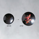 【平盃】温感 黒 金魚 | 美濃焼 | 丸モ高木陶器