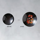 【平盃】温感 黒 瓢箪 | 美濃焼 | 丸モ高木陶器