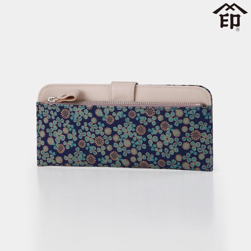 長財布｜白詰草 束入れL | 甲州印伝 | 印傳屋 ｜BECOS