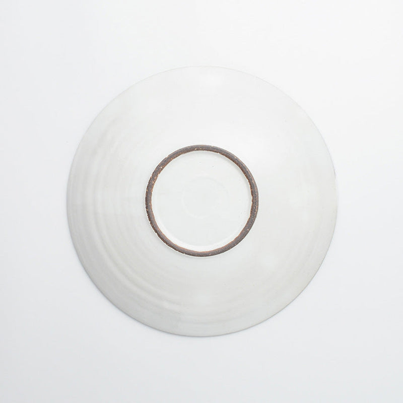 【皿】白化粧 8号皿 | 波佐見焼 | 西海陶器