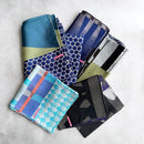 【スカーフ】播州織ジャカードキュプラスカーフ (ブルー) | 播州織 | POLS