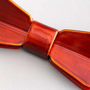 【高岡漆器-西陣織】CONCERTO 漆 蝶ネクタイ (白檀)