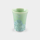 【フリーカップ】花結晶 (緑) | 京焼-清水焼 | 陶葊