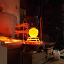 【一輪挿し】4.5玉形 陽(赤) | 無線銀貼七宝