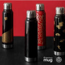【アンブレラボトル】thermo mug × 土直漆器 うるし波千鳥 (レッド) | 越前漆器 | 匠市