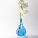 【花瓶】つぼ型一輪挿し 菊のグラデーション-kiku gradation - (1点物)|切子