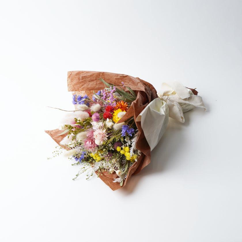 花束｜ドライフラワーブーケ L (イエロー) | BECOSオリジナル ｜BECOS