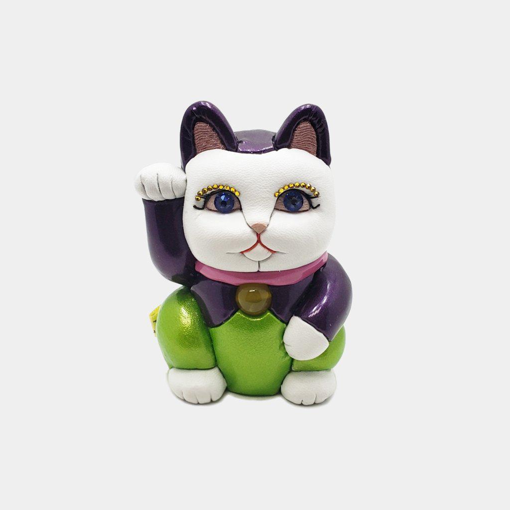 招き猫｜革エナメル S | 江戸木目込み | 柿沼人形 ｜BECOS