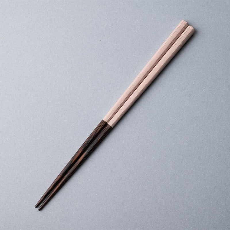 【箸】HASHIKURA SEASON01 ウェンジ八角 風色 22.5cm (食洗機 可) | 若狭塗 | 箸蔵まつかん