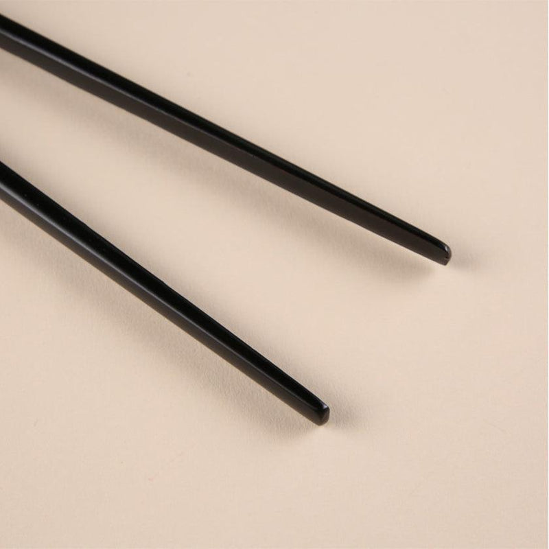 【トング】古代箸 黒 24cm | 若狭塗 | 箸蔵まつかん