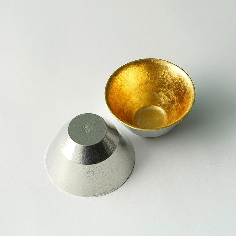 【盃】喜器 (きき) - Ⅱ 錫・金箔セット | 高岡銅器