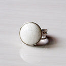 【リング】丸白 (Haku) 全6色 | 無線銀貼七宝