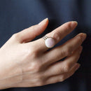 【リング】丸白 (Haku) 全6色 | 無線銀貼七宝