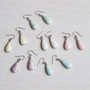 【ピアス】雫白 (Haku) 全6色 | 無線銀貼七宝