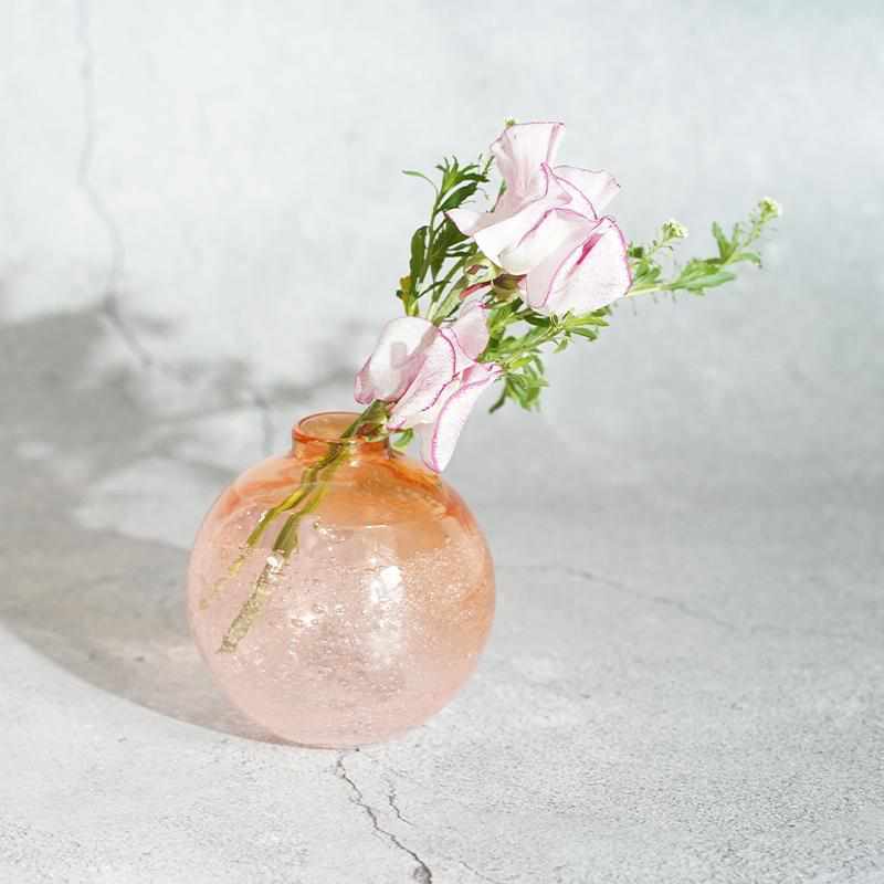 99％以上節約 吹きガラス 花瓶 ミルキーホワイト