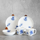 【磁器】大倉陶園 マイリトルベア6点セット(プレート、マグカップ、フルーツ皿各2点)