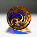 【グラス】冷酒グラス 泡影-hou ei- 瑠璃オレンジ | 切子