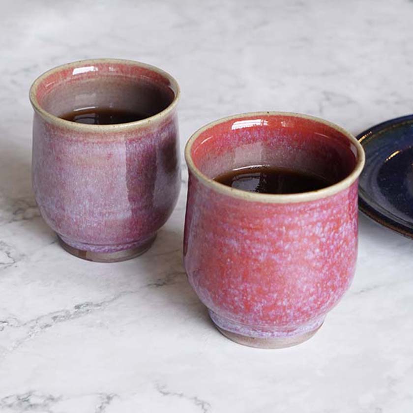 大谷焼（徳島県）　元山窯　茶道具らしき物、 木箱 陶器製セット 大谷焼（徳島県） 元山窯 茶道具らしき物、 木箱 陶器製セット 大谷