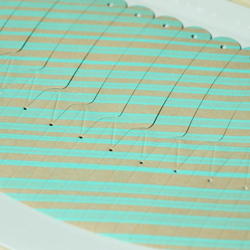 【折り紙トレイ】紙の貝殻椀 櫛引青 | 加飾技法