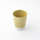 【カップ5個セット】es cup (M) 黄磁釉 | 波佐見焼 | 西海陶器