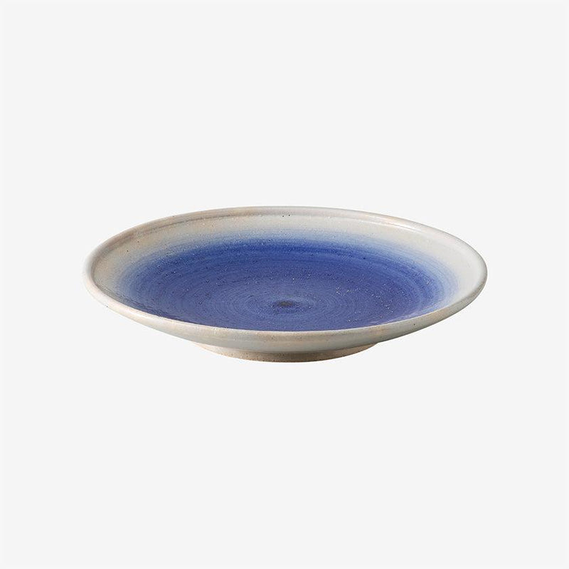 【皿】染BLU 玉8号 (青) | 波佐見焼 | 西海陶器