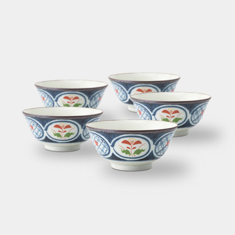 【皿5枚セット】錦丸紋祥瑞 反鉢 | 波佐見焼 | 西海陶器