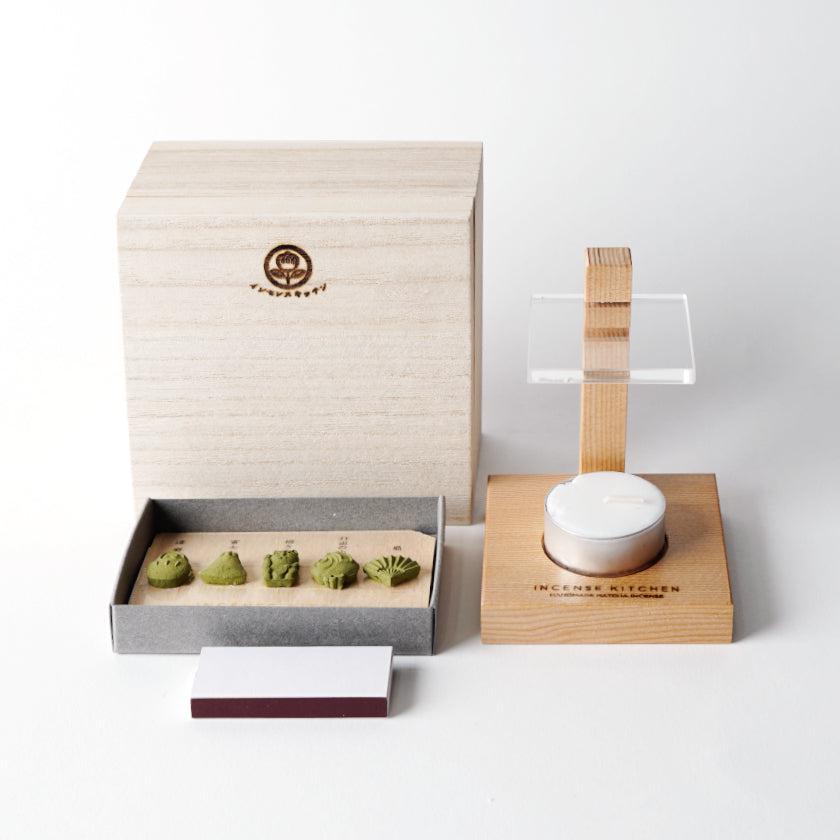 お香スターターセット｜抹茶 縁起物 | 印香 | インセンス