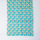 【ストール】リネン160X35 七宝 (?青) | 京友禅 | 禾口木丙