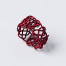 【扇子】三ヶ月 (紫) 銀箔 | 唐紙 | 景美風月