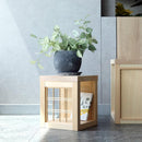 【棚】組子シェルフ S (片側が組子12マス) | 木工 | 木の幸 (大型配送料2,500円)