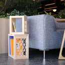 【棚】組子シェルフ M (両サイド組子) | 木工 | 木の幸 (大型配送料2,500円)