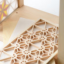 【棚】組子シェルフ M (両サイド組子) | 木工 | 木の幸 (大型配送料2,500円)