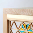 【棚】組子シェルフ M (両サイド組子) | 木工 | 木の幸 (大型配送料2,500円)