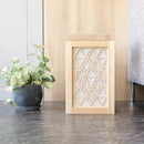 【棚】組子シェルフ M (片側が組子色なし) | 木工 | 木の幸 (大型配送料2,500円)