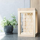 【棚】組子シェルフ M (片側が組子色なし) | 木工 | 木の幸 (大型配送料2,500円)