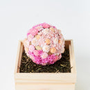 【プリザーブドフラワー】茶和花の鞠 (まり) 桜 | 宇治茶とフラワーデザイン | 茶和花 京都宇治