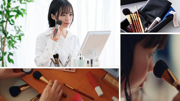 【新商品】原毛の個性を活かしたメイクブラシ「ウエダ美粧堂｜化粧筆」