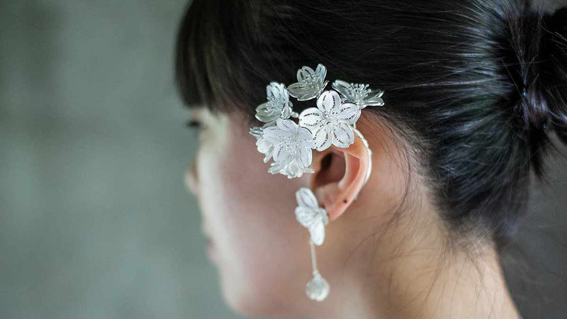 【新商品】自然の美しさを身に纏う「CHECOS｜銀線細工」