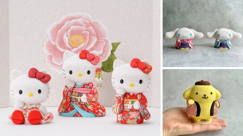 【新商品】　おしゃれな招き猫・だるま「柿沼人形｜江戸木目込み」