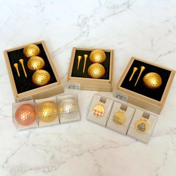 伝統×スポーツ！キラキラグッズでゴルフがより楽しくなる～箔一～ゴルフマーカー・ボール・ティー