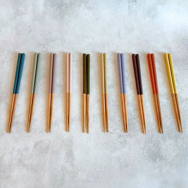 「産地の10色」を表現したシンプルなお箸【箸蔵まつかん】HASHIKURA SEASON 01