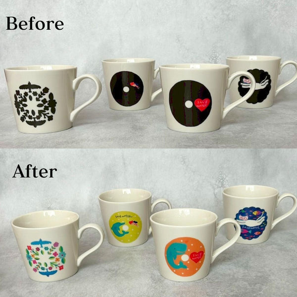 温かい飲み物を注ぐと、描かれた世界が変わる！温感|マグカップ8種