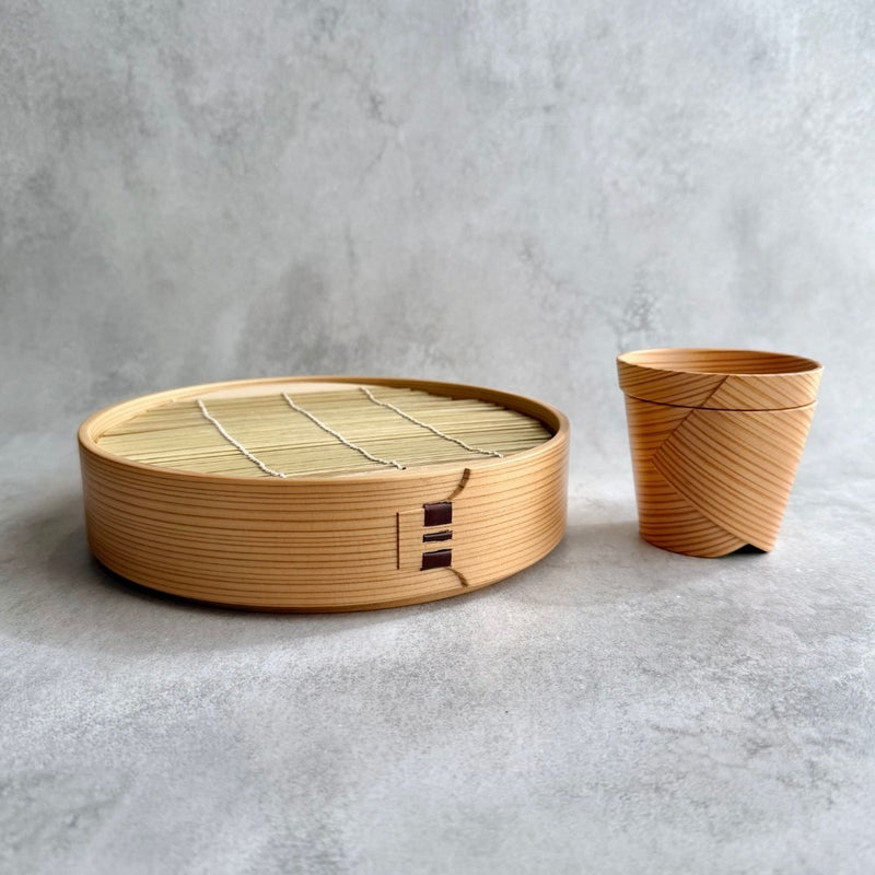 本格派におすすめの曲げわっぱ！ざるせいろ&そばちょこ（ざるせいろ）