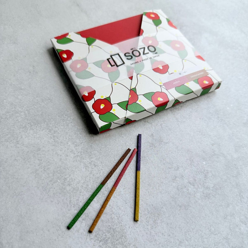 1本で2種の香り「香りのタイマー」で癒しのひとときを楽しめるお香（恋 ～ KOI ～）