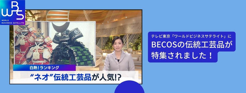 【ニュース】ワールドビジネスサテライト（WBS）にBECOSが登場！