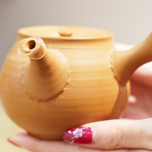 NO.628 愛知県の伝統工芸品である常滑焼（とこなめやき）の朱泥茶器セット tc_tokonameyaki01_355692bd-